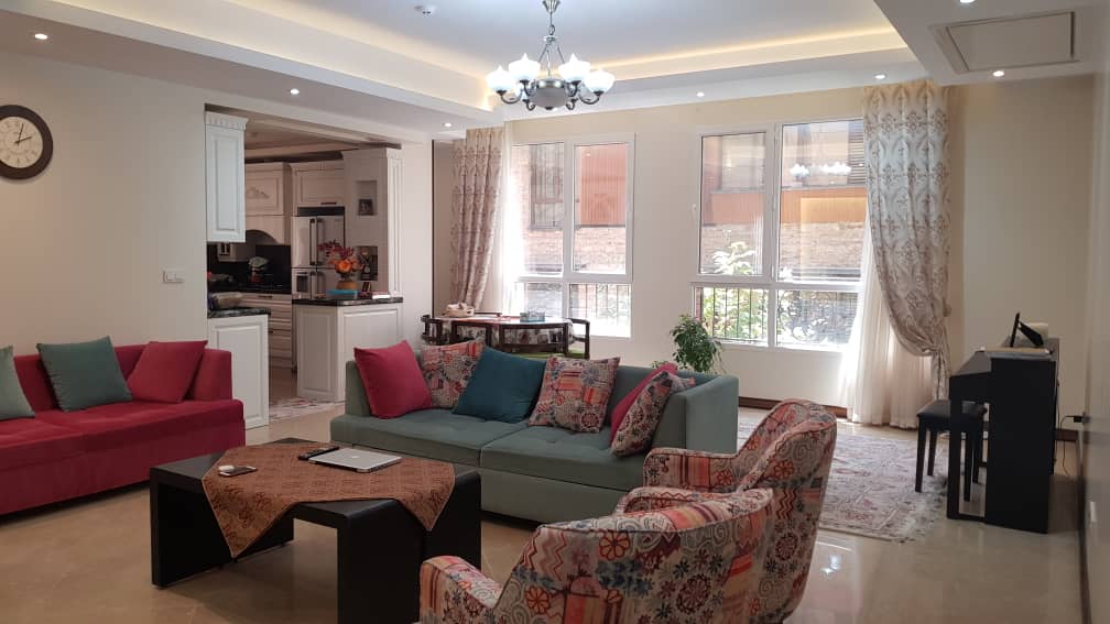 fully furnished flat for renting in Tehran Farmanieh