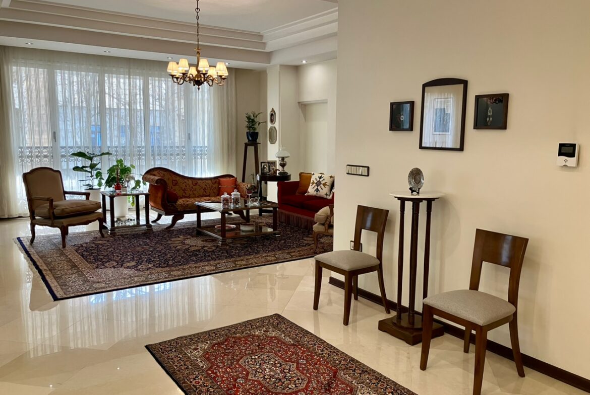 This rental furnished flat in Farmanieh Tehran